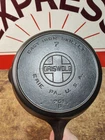 "Fully Restored" GRISWOLD #7 Cast Iron Skillet Pan Large Logo 10" Seasoned Flat