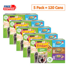 120 Cans, Friskies  Pate Adult Cat Wet Food -...
