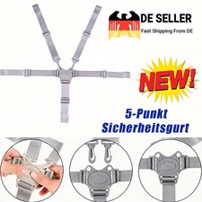 Universal Baby 5-Punkt Sicherheitsgurt Gürtel für Kinderwagen Hochstuhl Buggy DE