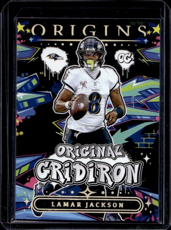 2025 Panini Origins Lamar Jackson Original Gridiron #1 Ravens