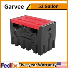 ➕52 Gallon Portable Diesel Fuel Tank With 12V Electric Transfer Pump 10 GPM 