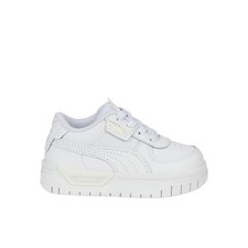 PUMA Cali Dream Leather Lace Up Toddler Girls White Sneakers Casual Shoes 38567