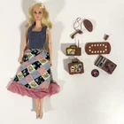 Vintage Busy Barbie #3311 Holding Hands Barrette Shoes Outfit Accessories Read