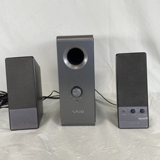 SONY Vaio Computer Speaker Sound System PCVA-SB1  VGP-SP1 Set  No power supply