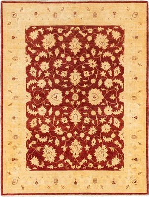 Traditional  5'0'' x 6'6'' Hand-knotted Oriental Carpet Wool Area Rug