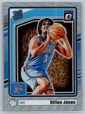 💎2024-25 Donruss Optic Basketball Holo #275 Dillon Jones RC - Thunder💎