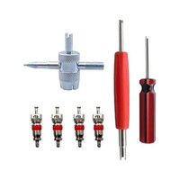 7Pcs Ventilschaft-Ausbauwerkzeuge Reifenreparatur-Werkzeug FüR Auto Motorrad Lkw