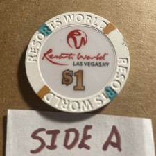  1 Las Vegas Resorts World Chip  plus others priced each. Choose .