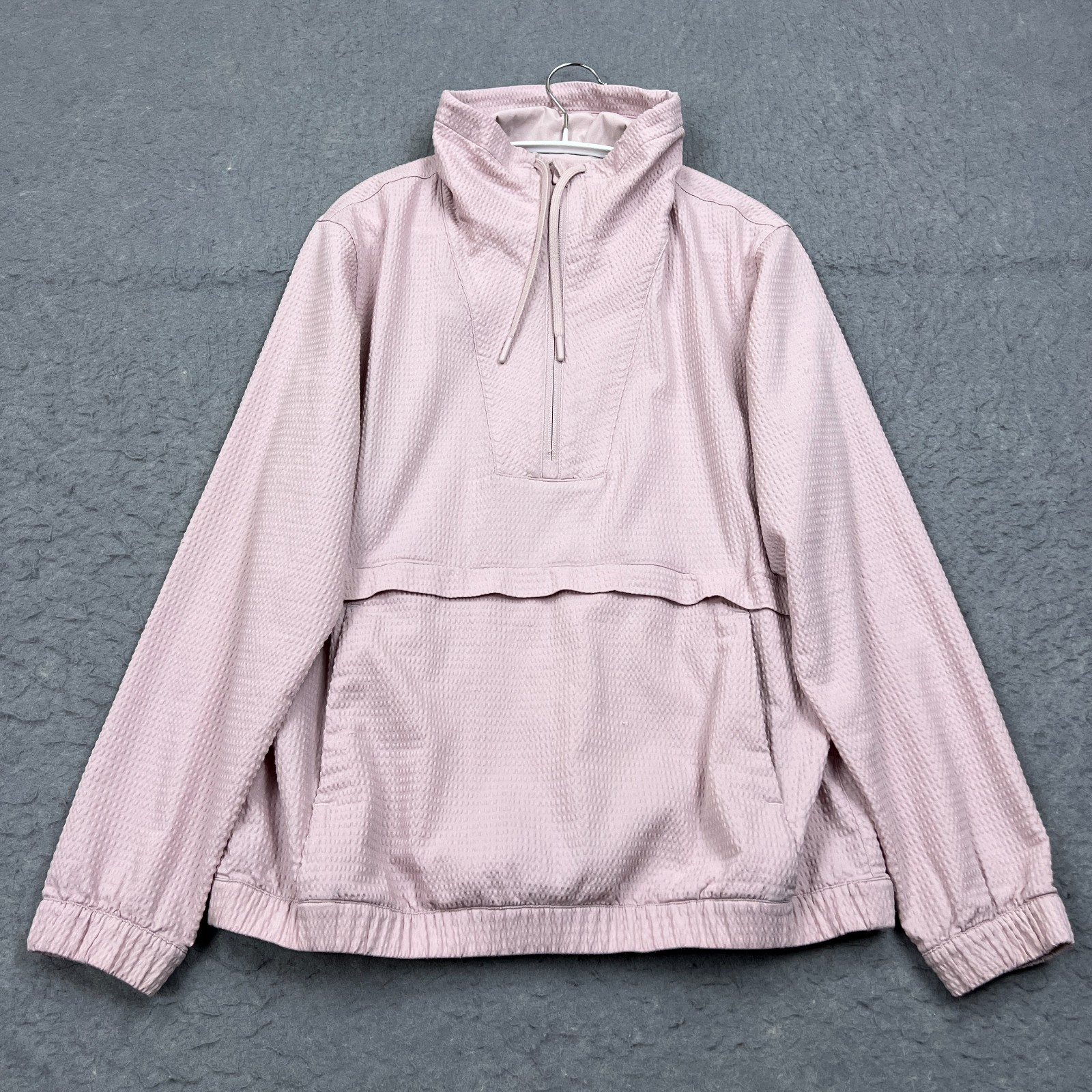 Lululemon Pack Light Pullover Womens 6* Pink Half Zip Top Anorak Backpack W4BM9S