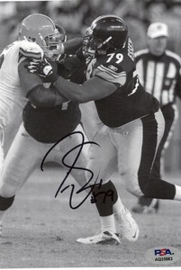 TRAI ESSEX Autographed 5x7 Print PSA/DNA STEELERS