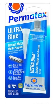 Permatex 81724 Sensor-Safe Ultra Blue RTV Silicone Gasket Maker 3.35 oz. Tube