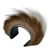 GENUINE SPRINGBOK HIDE SKIN CUFF BRACELET BANGLE 2" x 7" - NEW Spectacular!