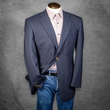 Jack Nicklaus Blazer Men's Sz 42 Long Navy Blue Blazer 2 button