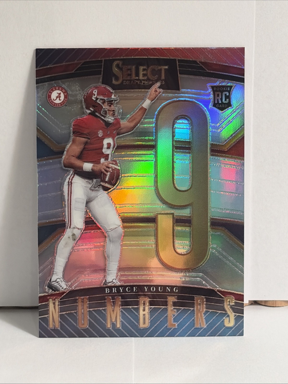 2023 Panini Select Draft Picks - Select Numbers Bryce Young #SN-BY (RC)