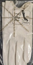 Vintage SFA Saks Fifth Avenue Doralure New White Formal Gloves Made In Germany