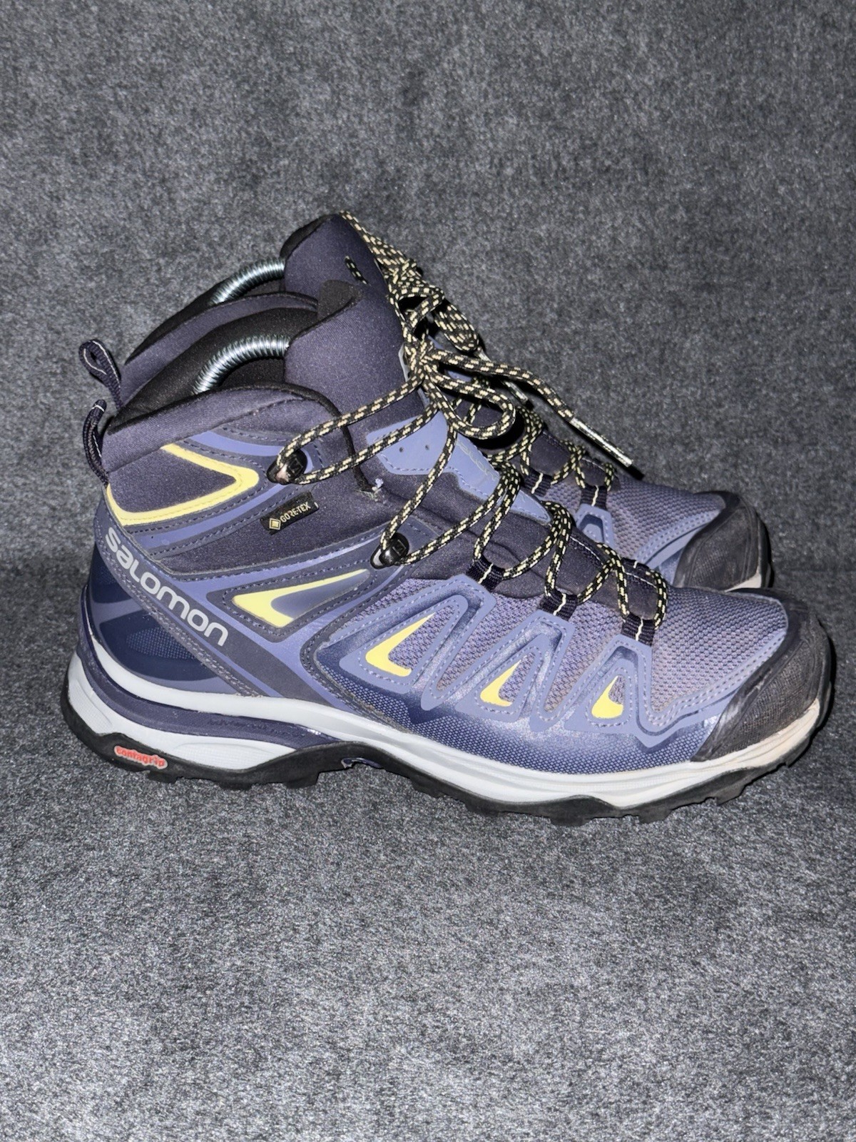 Stivali Salomon 398691 X Ultra 3 Mid Top GTX Escursionismo Trekker Trail Blu Donna 7