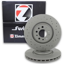 2x Zimmermann Bremsscheiben Coat Z Ø330mm Vorne passend für Alfa Romeo Jeep 159