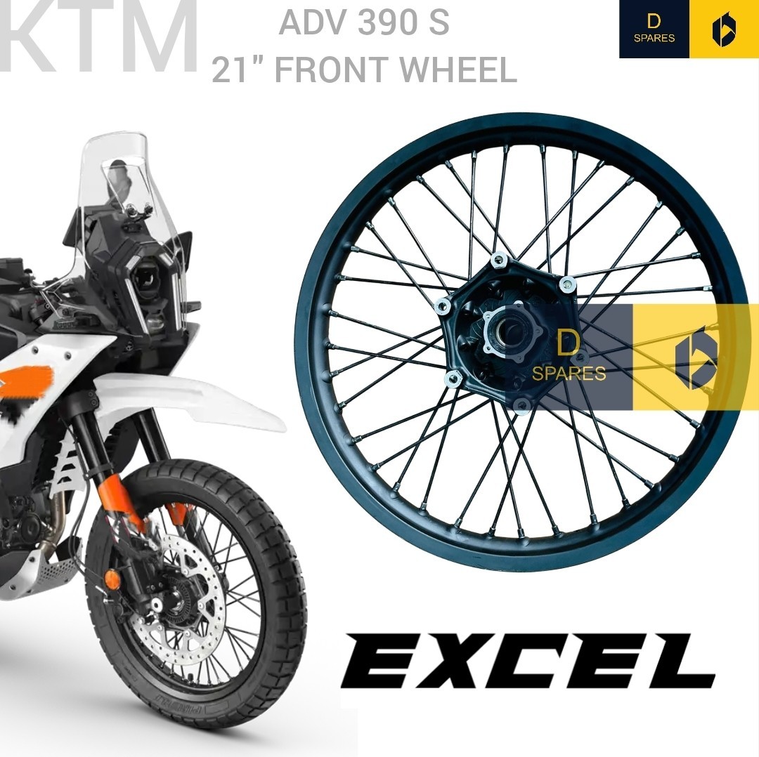 Fit For KTM ADV Adventure 390 S 2025 Spokes Wheels 21 inches OEM