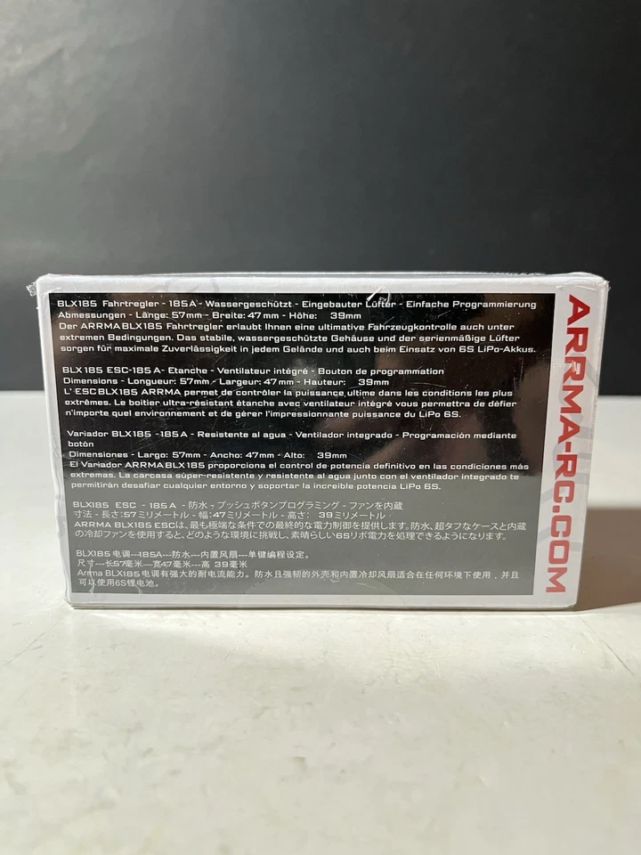Arrma BLX185 6S Waterproof Brushless ESC Speed Control Fit Typhon Kraton Senton - Image 4 of 4