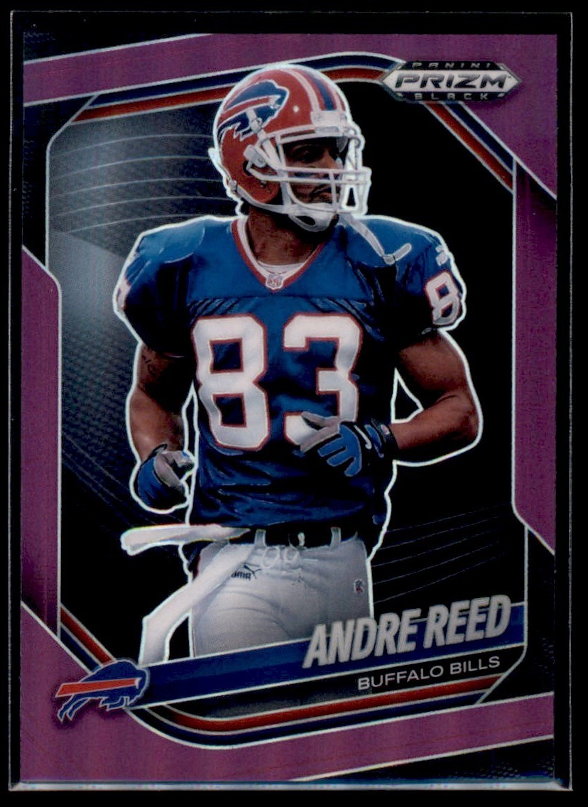 2025 Prizm Black Purple Prizm ANDRE REED #10 #/99 Buffalo Bills