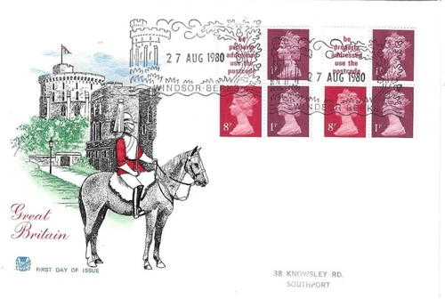 Stuart Comm/FDC - Booklet Pane - 1980  (ST186)