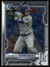 2021 Bowman Draft #BDC-100 Heriberto Hernandez Chrome