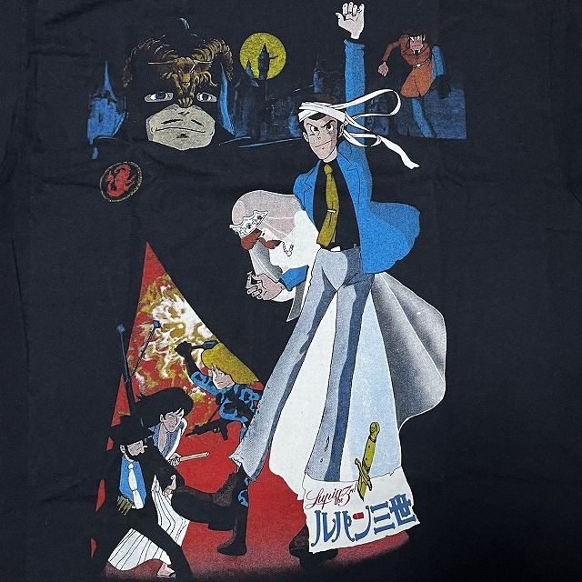Lupine the Third Castle of Cagliostro T-shirt Miyazaki Daisuke Jigen Used thumbnail 3