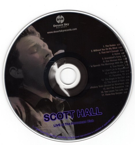 Scott Hall Live At The Horseman Club CD Professionally Cleaned