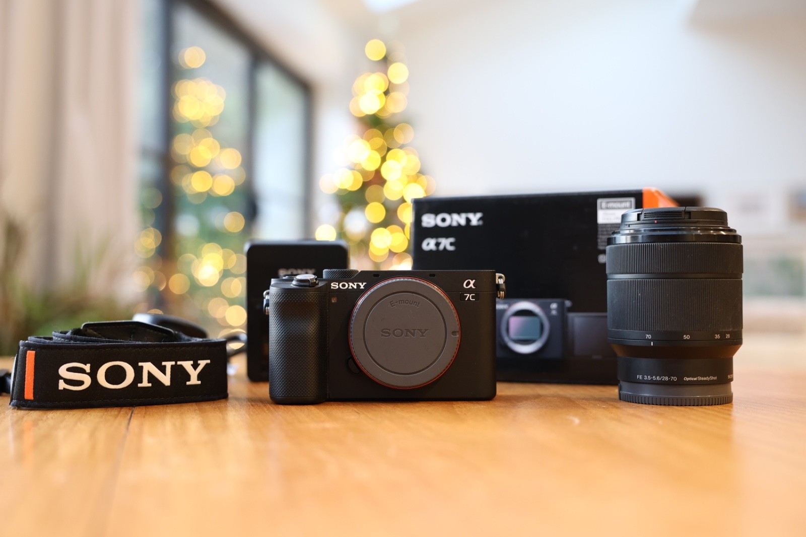Sony a7c camera with 28-70mm f3.5 - 5.6 lens - used.