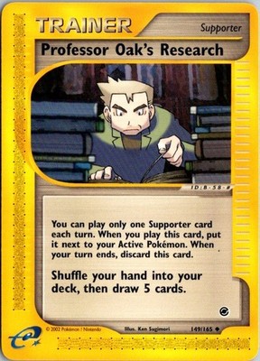 Professor Oak's Research Uncommon Expedition 149/165 LP