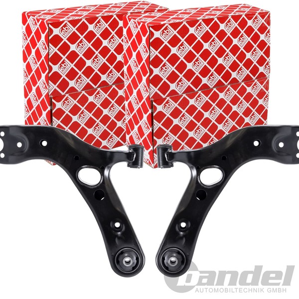 2X Febi Bilstein Querlenker Unten Vorne Passend FÜR Lexus Nx Toyota Rav-image