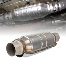 2.5" Universal Catalytic Converter w/O2 Port High Flow Performance Cat Converter