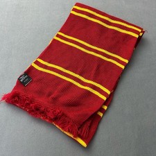 Wizarding World Harry Potter Gryffindor Knit Scarf Red Gold Fringe H142