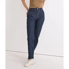 Madewell The Perfect Vintage Straight Jean in Greenhaven Wash Seamed Version 27