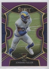 2020 Panini Select Concourse Purple Prizm 9/75 Jordan Fuller #75 8x7
