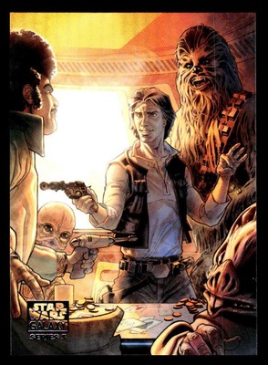2010 Topps Star Wars Galaxy Series 5 #43 Dealt in Han's Favor