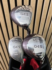 Ladies Callaway GES Wood Set, Driver/Fairway/Hybrid, Ladies Flex Graphite