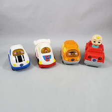 Vtech Go Go Smart Wheels Set of 4 Car Racecar Van JJ Off-Road Lights  Sounds