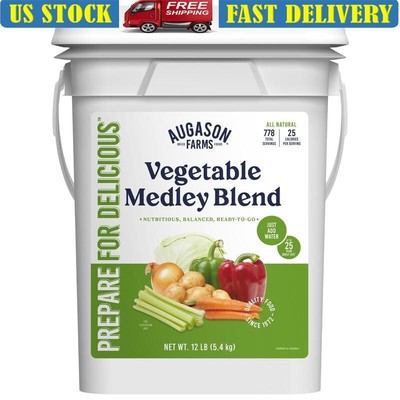4 Gal Vegetable Medley Freeze-Dried Emergency Food Supply Kit 236 Total Servings