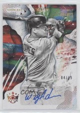 2019 Panini Diamond Kings DK Signatures Holo Gold 4/49 Willy Adames Auto 2v5