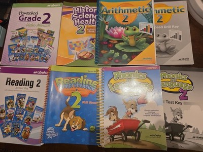 Abeka Curriculum/Readers/Sealed Flashcards- 2nd Grade, FREE SHIPPING.