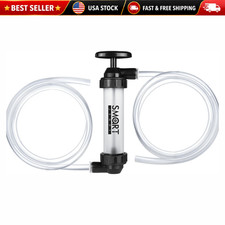 Manual Fuel Transfer Pump Gas Siphon Oil Diesel Hand Rotary 3 GPM Universal