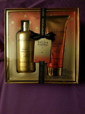 Womens Baylis And Harding Gift Set Peach And Raspberry 2 Pc 