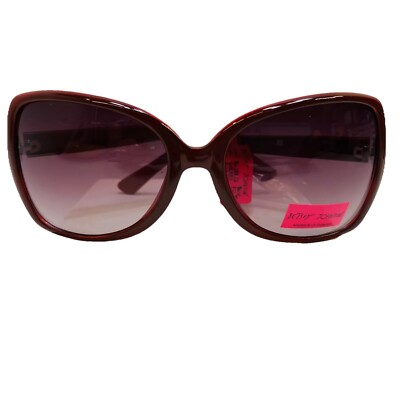 Betsey Johnson Cherry BJ 109 70 AUTHENTIC Sun Glasses 55 19 130  Red MSRP $125