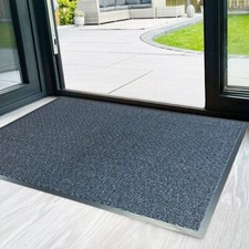Image of Large Size Barrier Mats Dark Machine Washable Kitchen Hall Door Thin Bright Mat