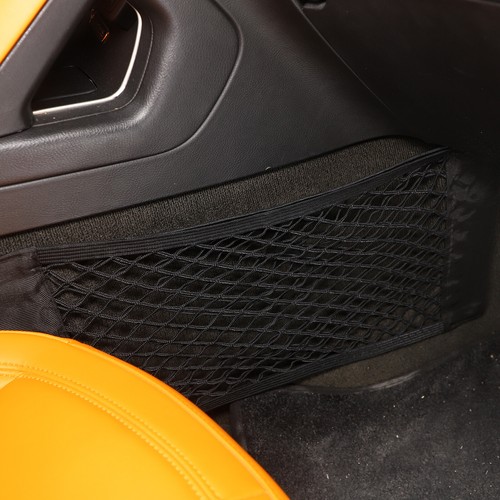 Organizador de bolsa de almacenamiento de bolsillo con red lateral Car Gear Shift para Corvette C7 2014-19 - Imagen 3 de 6