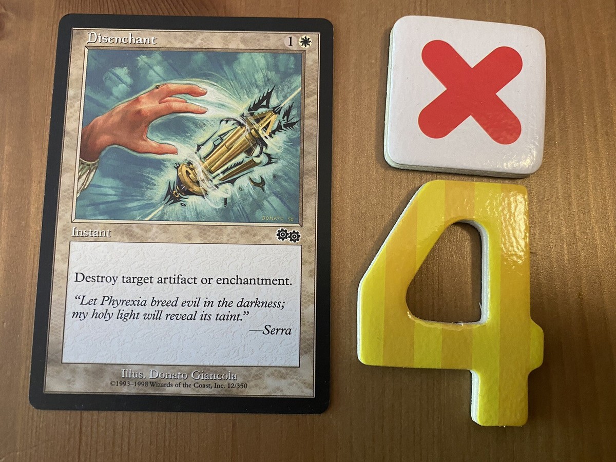 Disenchant x4 Urza's Saga Magic The Gathering mtg Play Set