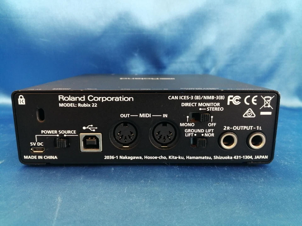 Roland Rubix 22 USB Audio Interface Used Tested Free Shipping from Japan - Image 3 of 4