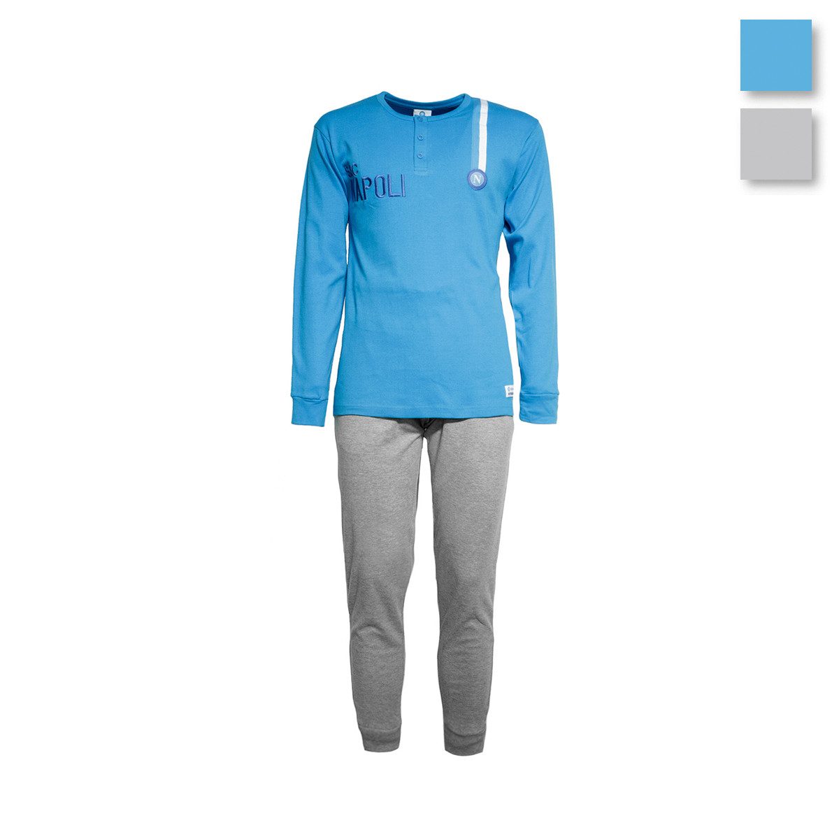 Pigiama bambino/ragazzo SSC Napoli Ufficiale in Caldo cotone T418