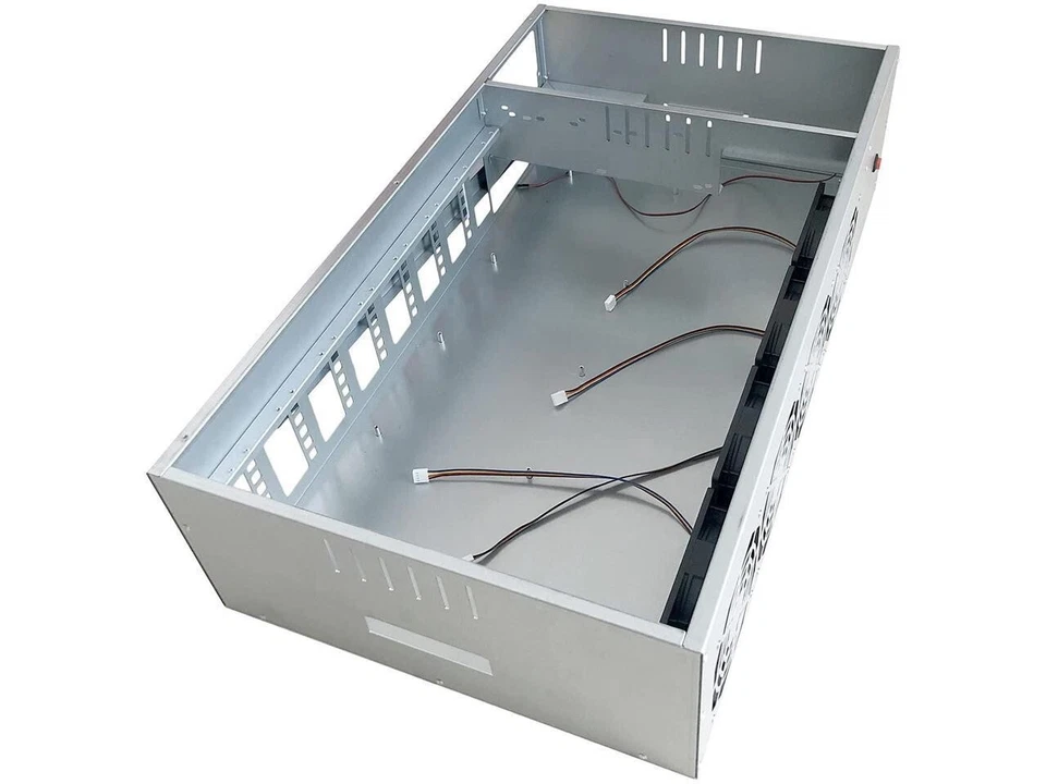 BTC-S37 Bitcoin Rig Frame, Crypto Miner Chassis for BTC ETH with 4 Cooling Fans - Image 4 of 4